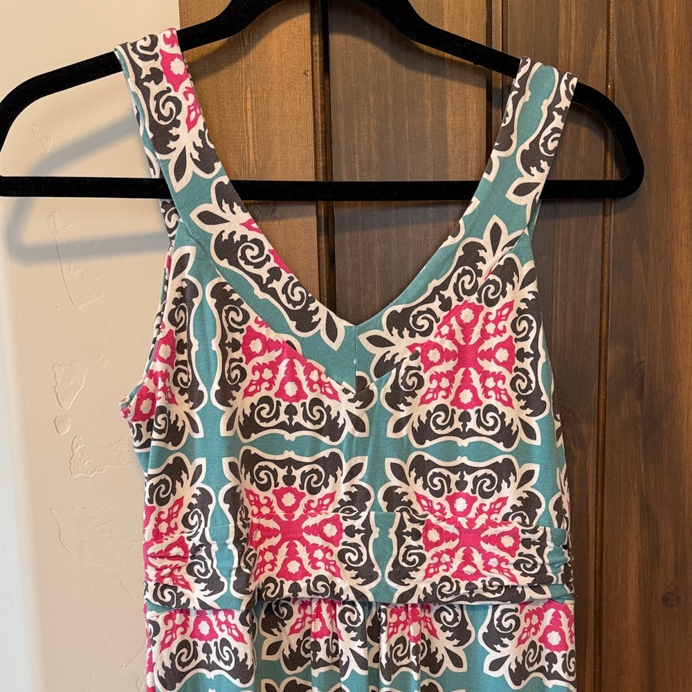 Boden Multicolor Patterned Maxi Dress - Picture 5 of 9